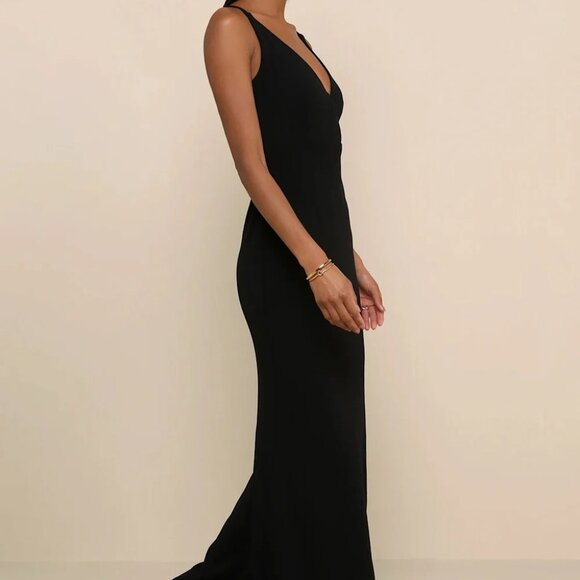 Lulus XS Melora Black Sleeveless Maxi Dress - Picture 3 of 8